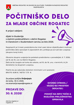 Počitniško delo 2026
